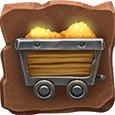 Mine Mine Quest गोल्ड कार्ट सिंबल Mine Mine Quest गोल्ड कार्ट सिंबल
