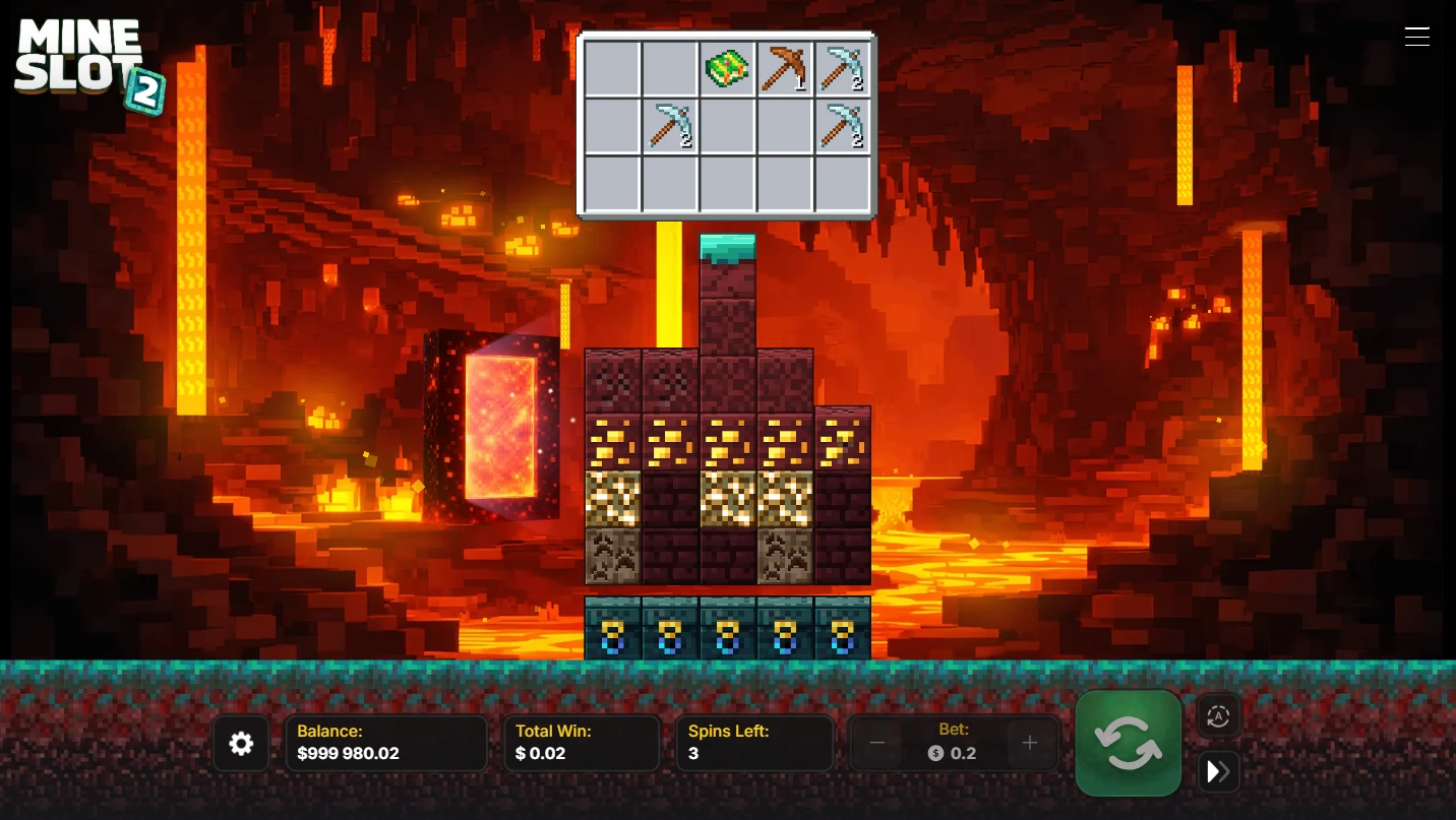 Mine Slot 2 — Block Bonus